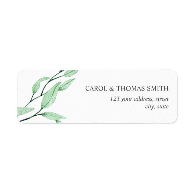 Vert éthérée | MARIAGE PERSONNALISÉ (Devant)