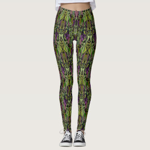 Vert - Leggings pour femmes multicolores