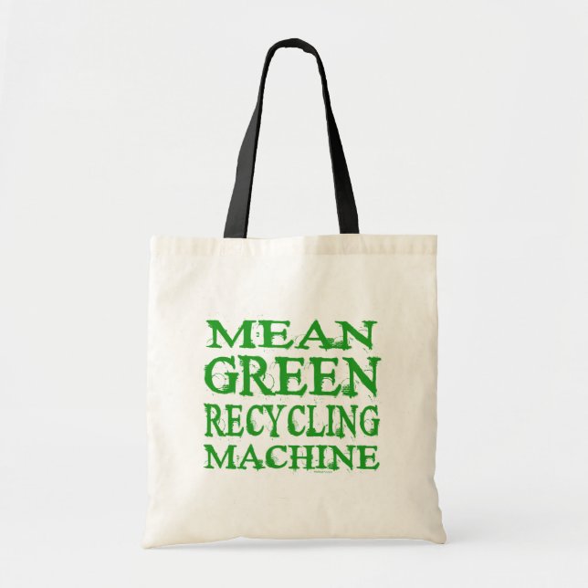 Vert moyen réutilisant des sacs de machine (Devant)