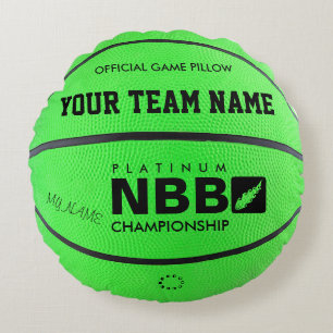 Vert OFFICIEL L de COUSSIN de JEU de BASKET-BALL