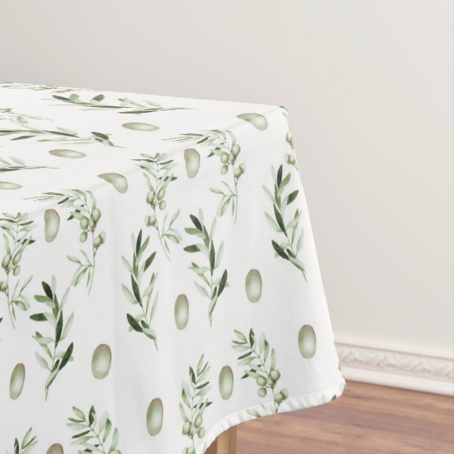 Vert olive 52x70 nappe (In Situ)
