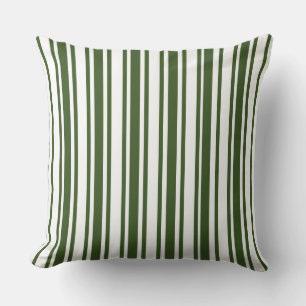 Vert olive/Brown. Toffee Multi Stripe Coussin