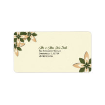 Vert sauge élégant et floral géométrique beige