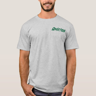 "Vert sur" le T-shirt gris