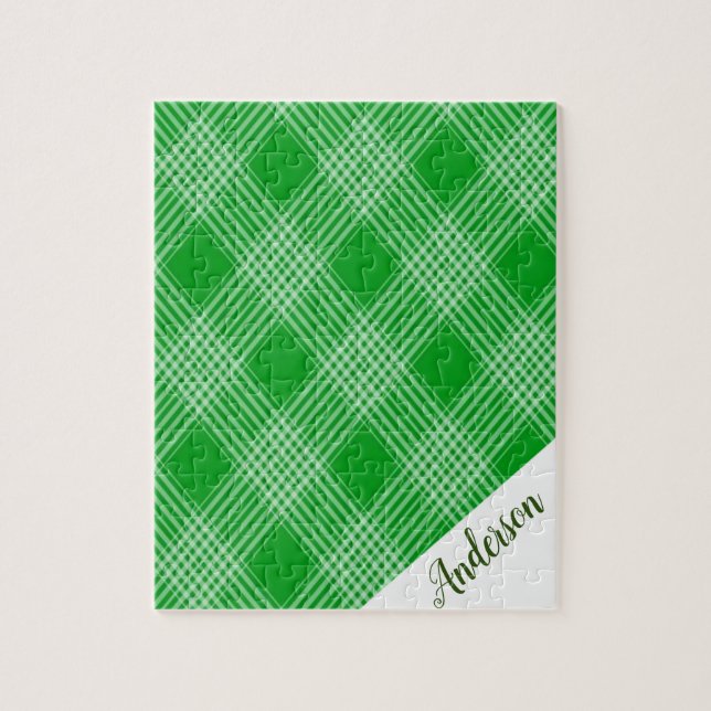 Vert Vélo Plaid Jigsaw Puzzle Daisy (Vertical)