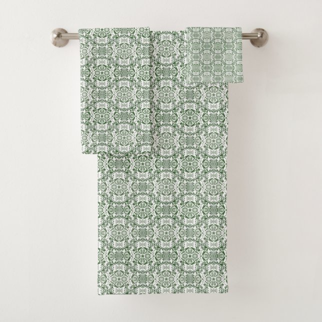 Vert Vintage Pinwheel Damas (En situation)