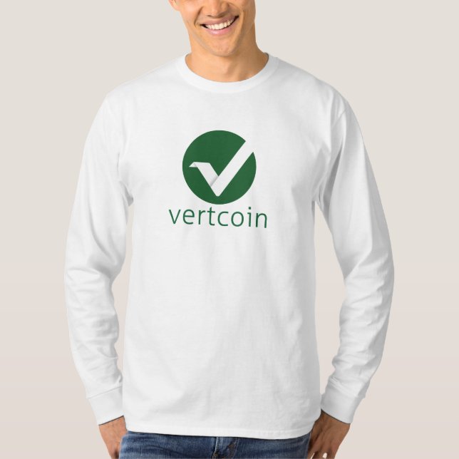 Vertcoin (VTC) long sleeve t-shirt (Front)