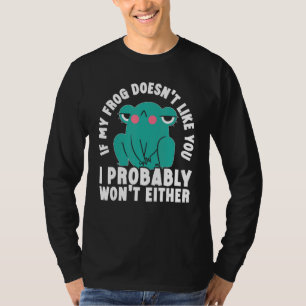 Vertebrate Amphibian Exotic Animal Frog T-Shirt