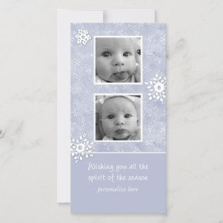 Vertical 2-photo card