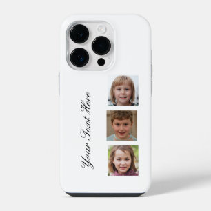 Vertical 3-Photo Custom iPhone 14 Pro Case