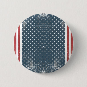 vertical american flag 2 inch round button