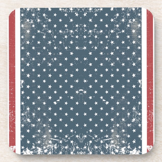 vertical american flag coaster (Front)