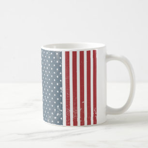 vertical american flag coffee mug