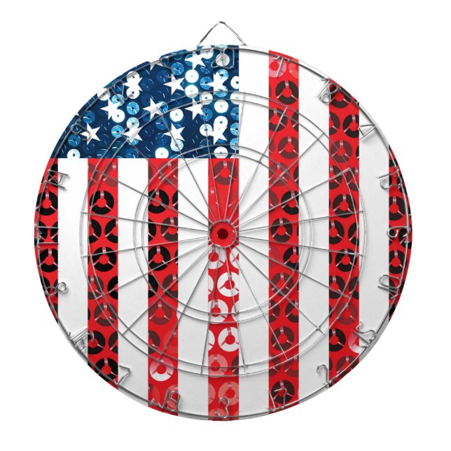 vertical american flag dartboard (Front)