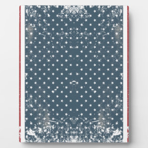 vertical american flag plaque