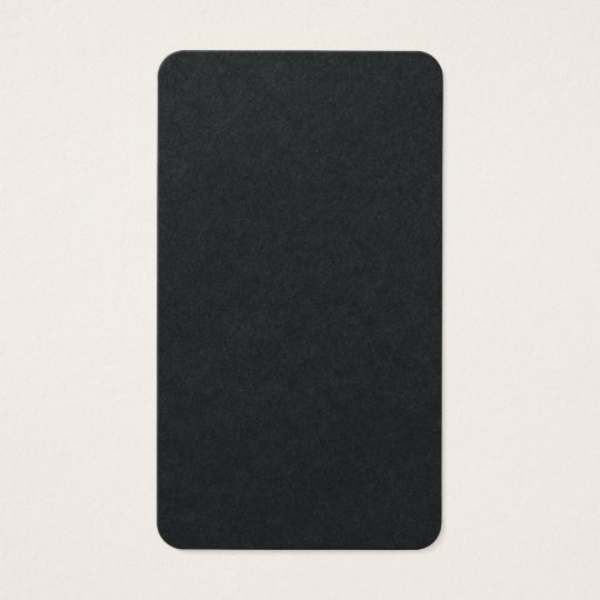 Vertical Artistic Premium Black Unique Design Business Card