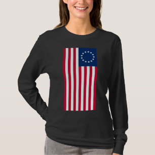 Vertical Betsy Ross Flag T-shirt
