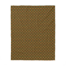 Vertical Black, Green, Red, Yellow Kente Cloth