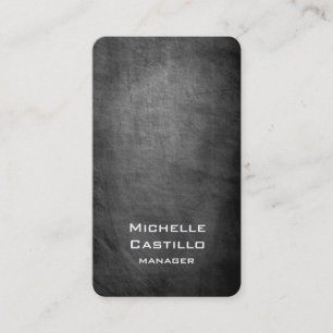 Vertical Chalkboard Unique Design Business Card