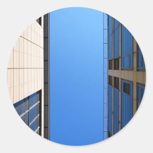 Vertical Classic Round Sticker