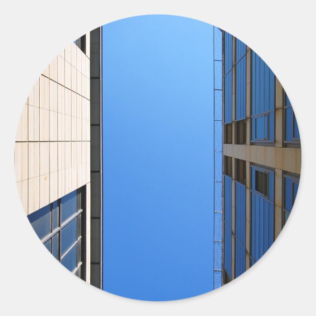 Vertical Classic Round Sticker (Front)