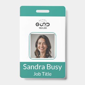 Vertical Company Vertical ID Badge | Customizable