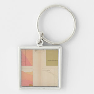 Vertical Cross Sections of the Lode, Belcher Mine Keychain