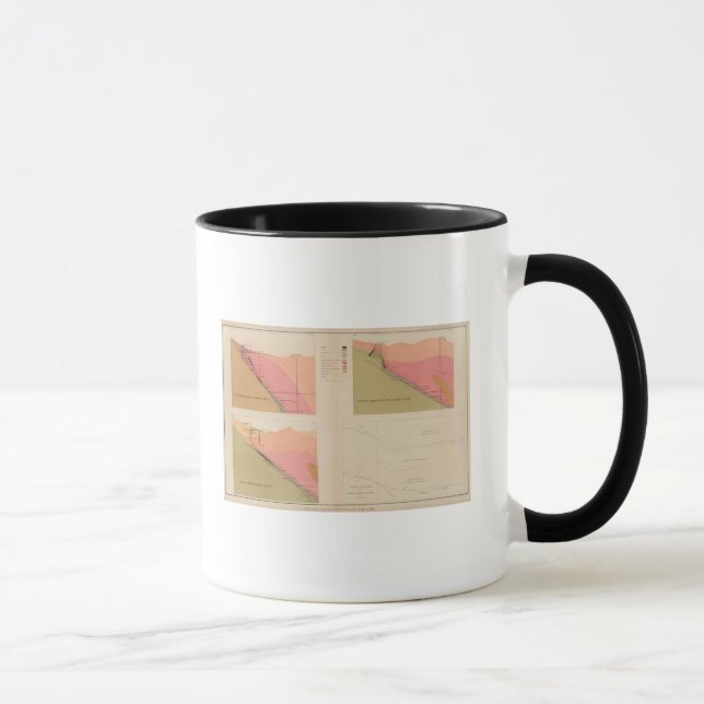 Vertical Cross Sections of the Lode, Belcher Mine Mug (Right)