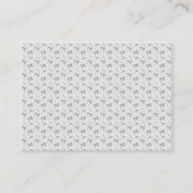 vertical Design One Hundred Two Place Card (Front)