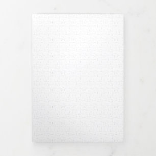 vertical Design Thirty Three Tri-Fold Holiday Card