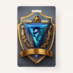 Vertical   Durable Custom ID Card Holder for Event Badge