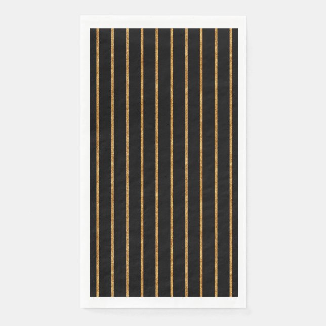 Vertical Golden Lines   Napkin (Front)