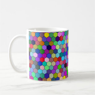 Vertical Hexagons 11oz Mug