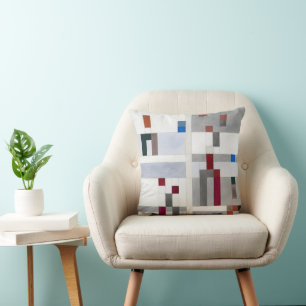 Vertical Horizontal Sophie Taeuber-Arp Throw Pillow