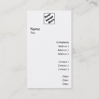 Vertical Logo Smooth 2 Business Card