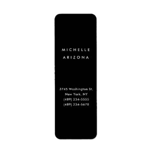 Vertical Minimalist Black Professional Modern