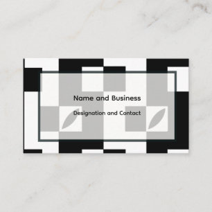 Vertical Modules Modern Business Card
