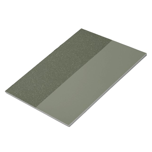 Vertical Moss Green Business Notepad – Customize (Angled)