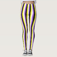 Vertical Nonbinary Pride Flag