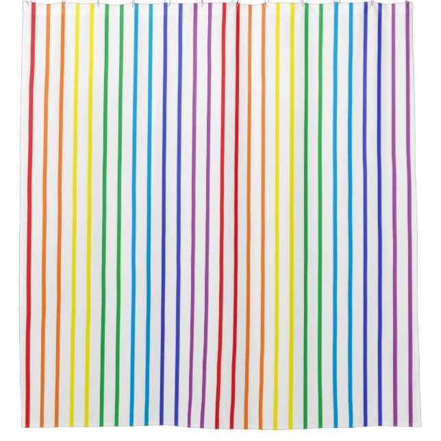 Vertical Outlined Rainbow Stripes (Front)