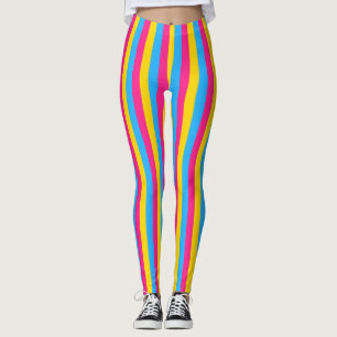 Vertical Pansexual Pride Flag Leggings
