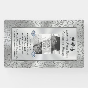 Vertical Photo and Personalized Party Banner