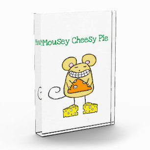 Vertical Photo Block Mousey Cheesy Pie Pizza