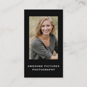 Vertical Photographer Social Media Photo Headshot Business Card