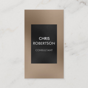 Vertical Plain Grey Attractive Business Card