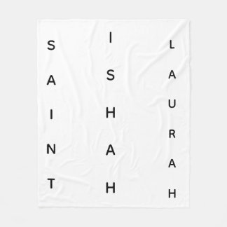 VERTICAL SAINT ISHAH LAURAH FLEECE BLANKET
