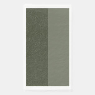 Vertical Split Moss Green Napkin – Customizable