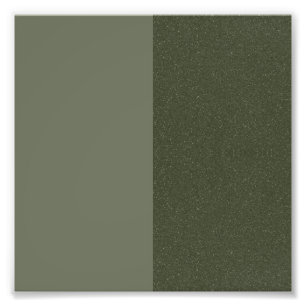 Vertical Split Moss Green Wall Poster – Customize