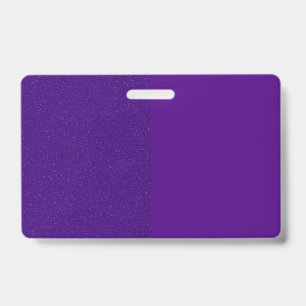 Vertical Split Purple Badge (Customizable)