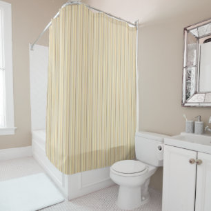 Vertical stripe pattern with brown and cream